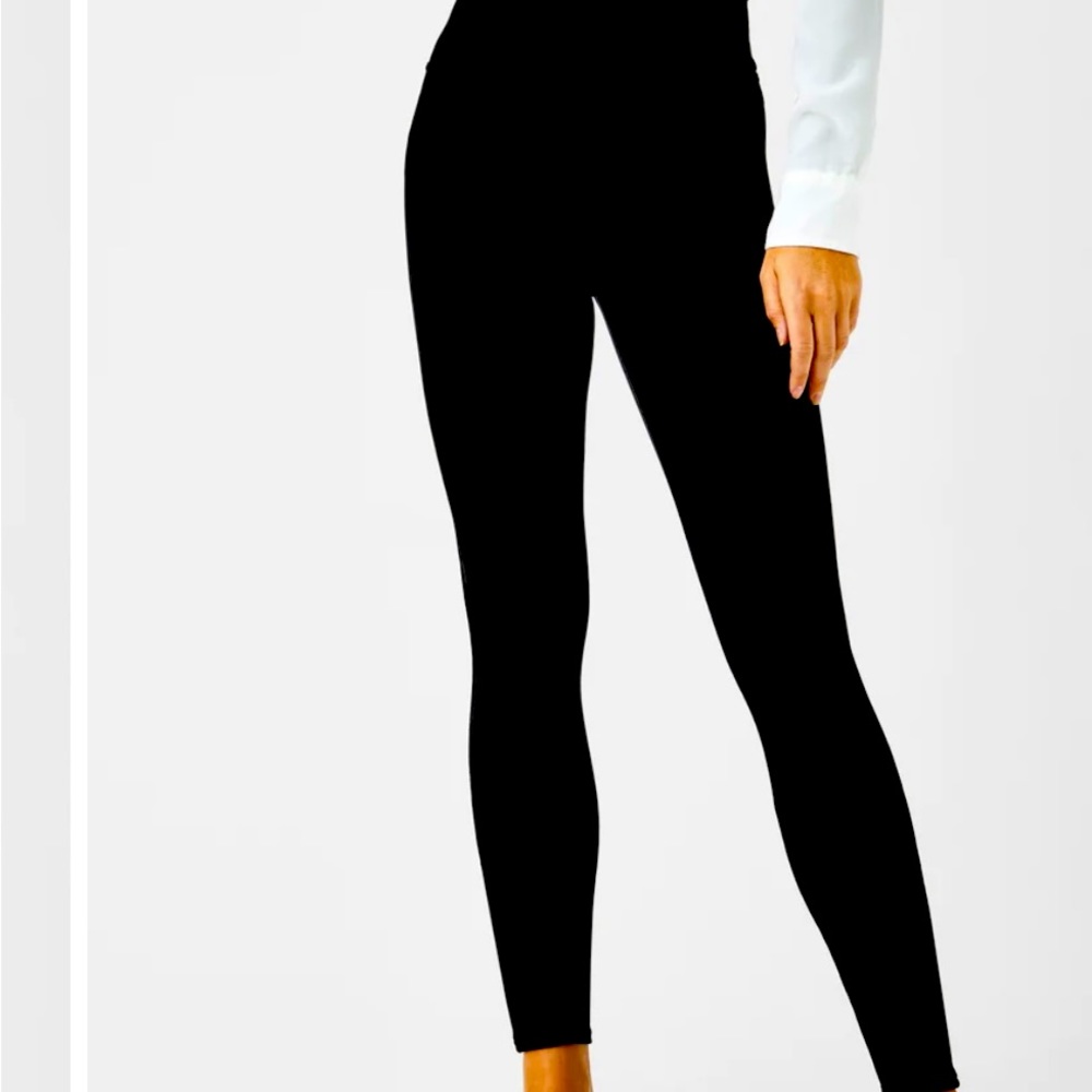 Spanx black velvet leggings size S. Brand new with tags and never worn